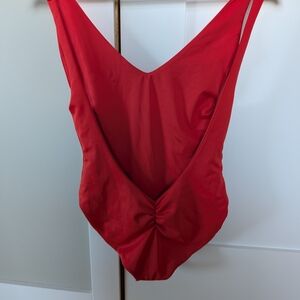 Londre The Minimalist Swimsuit In Fiesta Red